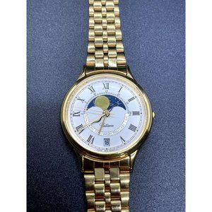 Rare Vintage 1980s Women's Citizen Astro Fantasy Moon Sign Watch No. 2870, Works